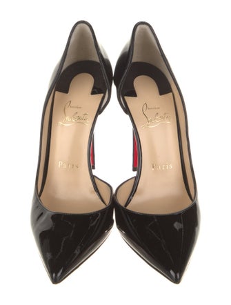Christian Louboutin Patent Leather D'Orsay Pumps