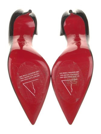 Christian Louboutin Patent Leather D'Orsay Pumps
