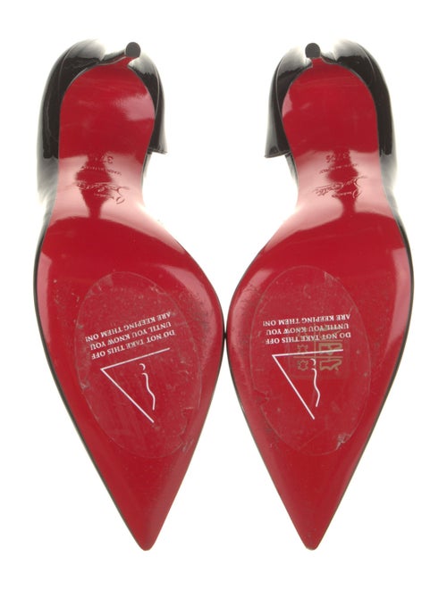 Christian Louboutin Patent Leather D'Orsay Pumps