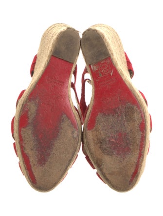 Christian Louboutin Braided Accents Espadrilles