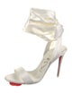 Christian Louboutin Satin Sandals