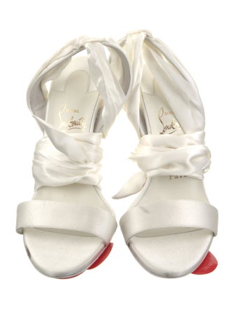 Christian Louboutin Satin Sandals