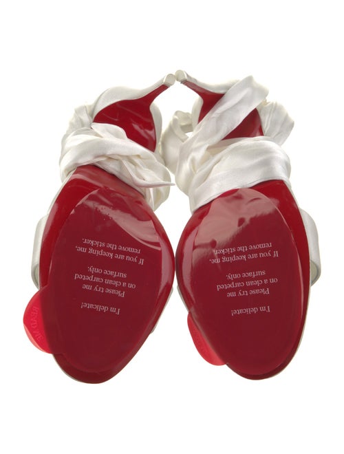 Christian Louboutin Satin Sandals