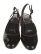 Christian Louboutin Patent Leather Slingback Pumps