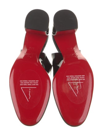 Christian Louboutin Patent Leather Slingback Pumps