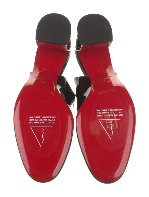 Christian Louboutin Patent Leather Slingback Pumps