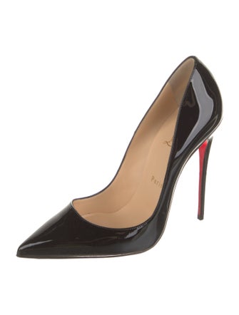 Christian Louboutin Patent Leather Printed Pumps