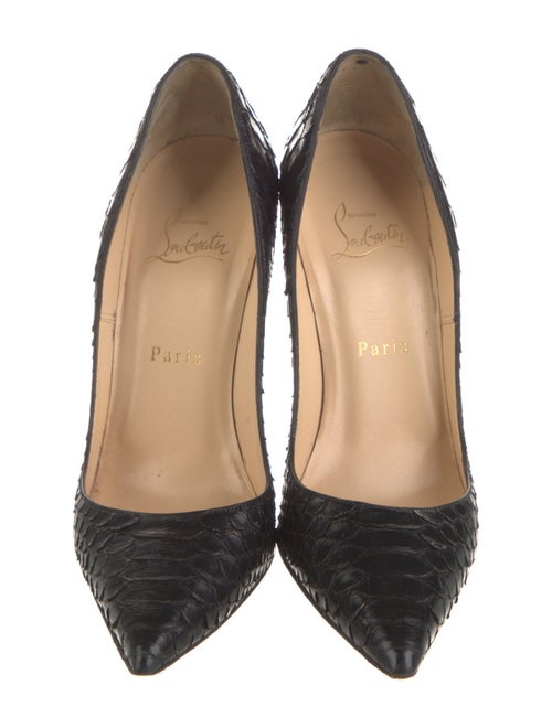 Christian Louboutin Snakeskin Animal Print Pumps