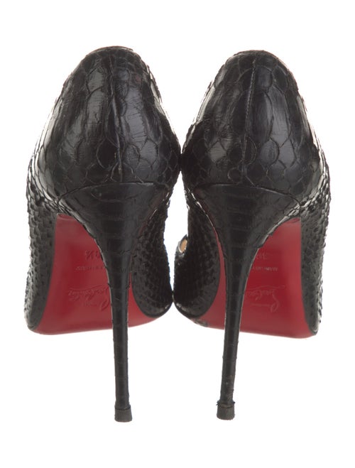 Christian Louboutin Snakeskin Animal Print Pumps