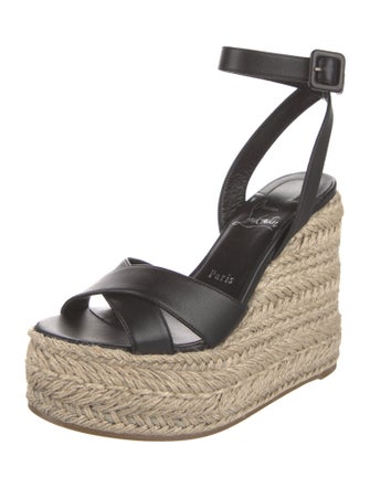Christian Louboutin Leather Espadrilles