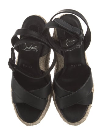 Christian Louboutin Leather Espadrilles