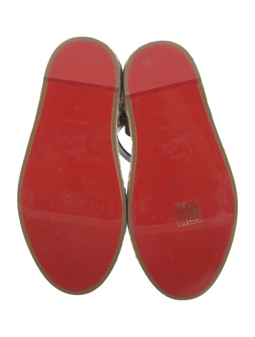 Christian Louboutin Leather Espadrilles