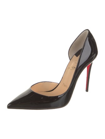Christian Louboutin Patent Leather D'Orsay Pumps