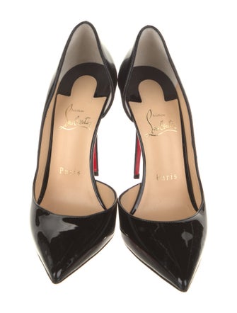 Christian Louboutin Patent Leather D'Orsay Pumps