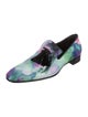 Christian Louboutin Satin Tie-Dye Print Loafers