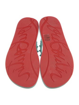 Christian Louboutin Rubber Slides