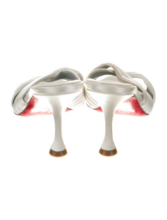 Christian Louboutin Satin Slides