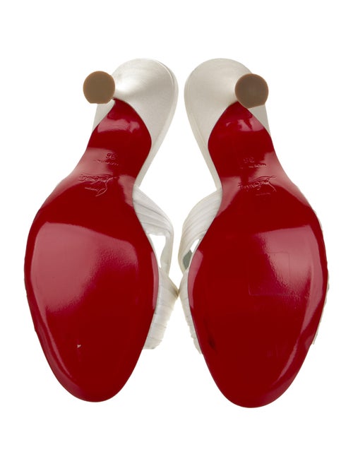Christian Louboutin Satin Slides