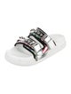 Christian Louboutin Rubber Striped Slides