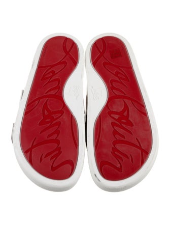 Christian Louboutin Rubber Striped Slides
