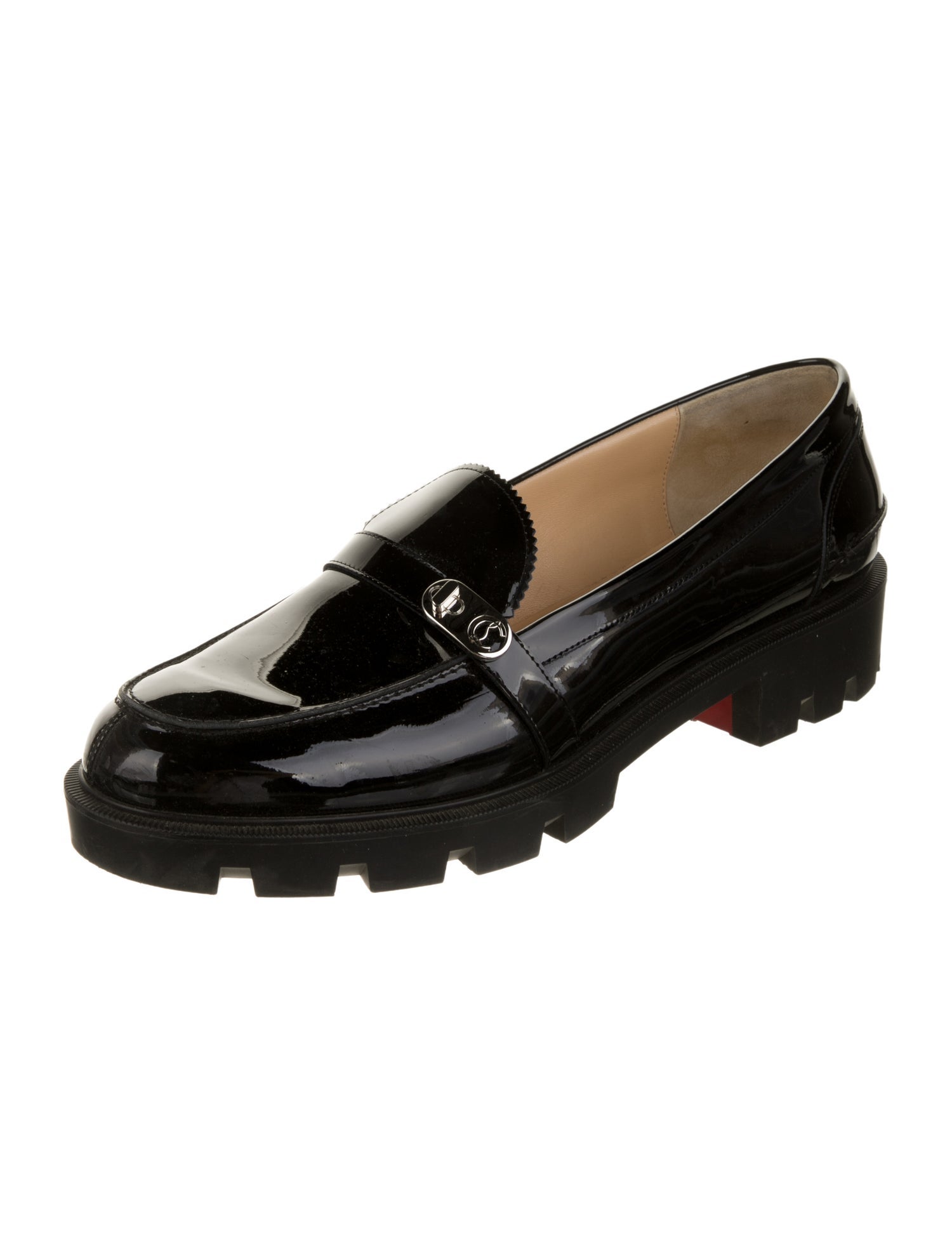 Christian Louboutin Patent Leather Loafers