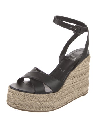 Christian Louboutin Leather Espadrilles
