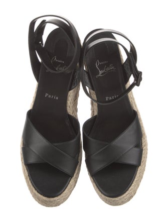 Christian Louboutin Leather Espadrilles