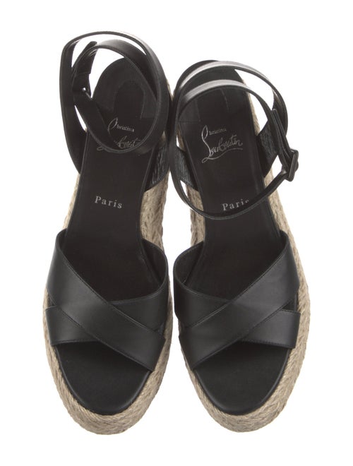 Christian Louboutin Leather Espadrilles