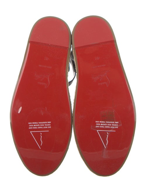 Christian Louboutin Leather Espadrilles