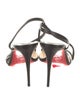 Christian Louboutin Leather Slingback Sandals