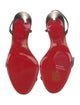 Christian Louboutin Leather Slingback Sandals