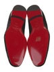 Christian Louboutin Suede Polka Dot Print Loafers
