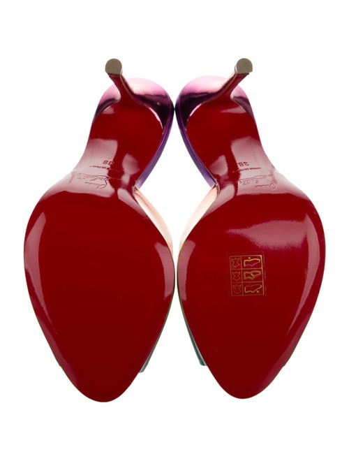 Christian Louboutin Patent Leather Slides