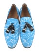 Christian Louboutin Leather Printed Loafers