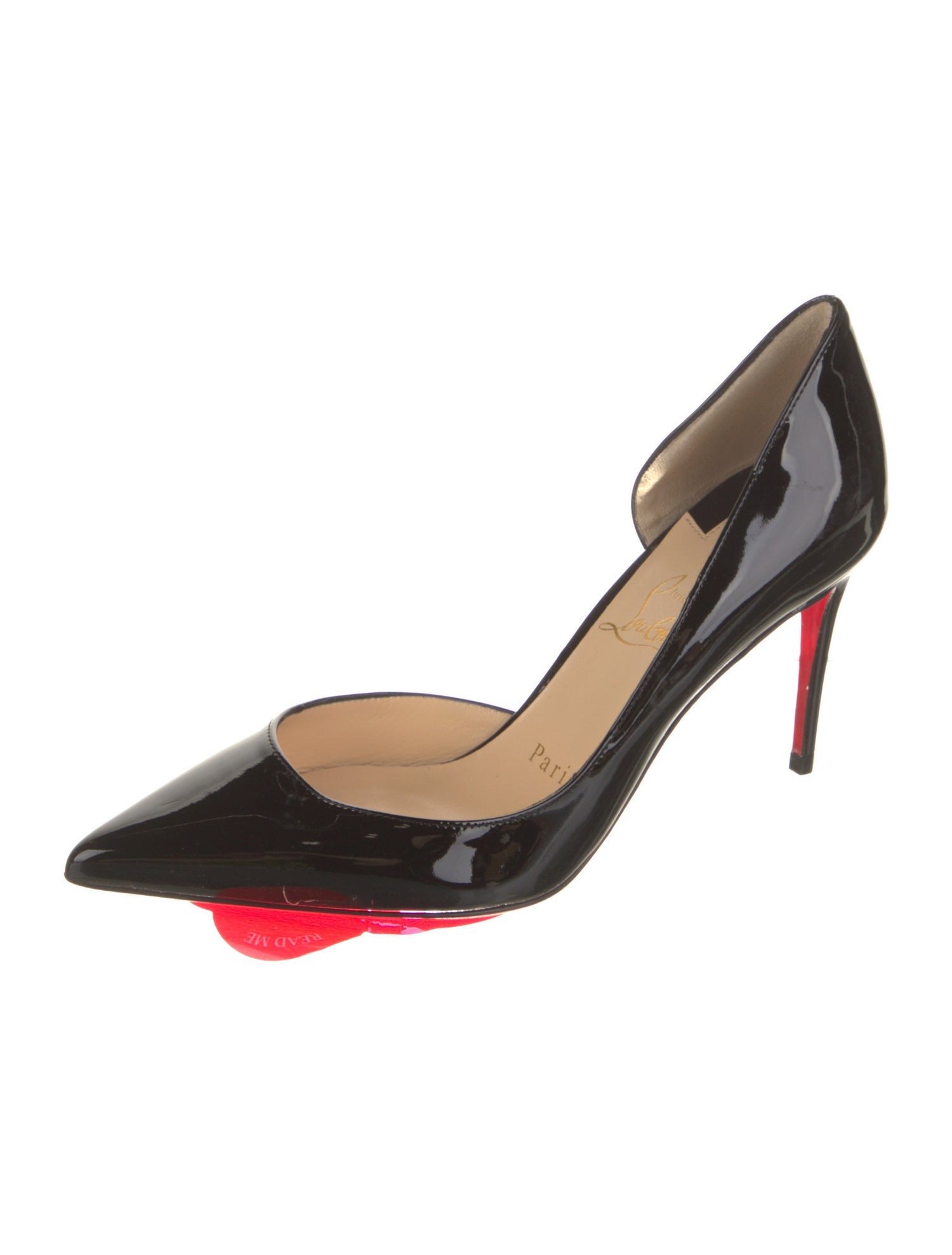 Christian Louboutin Patent Leather D'Orsay Pumps