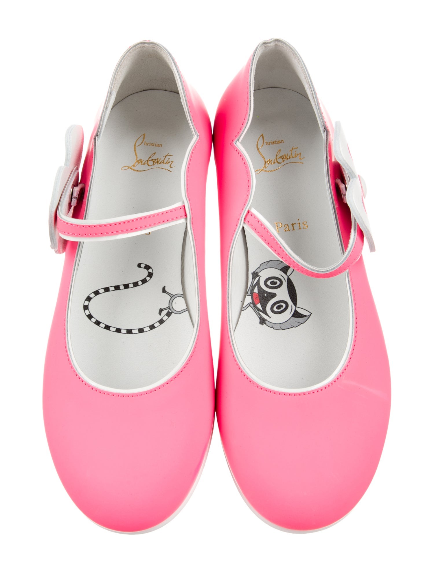 Christian Louboutin Girls' Solid Ballet Flats