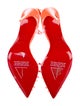 Christian Louboutin PVC Studded Accents Slingback Pumps