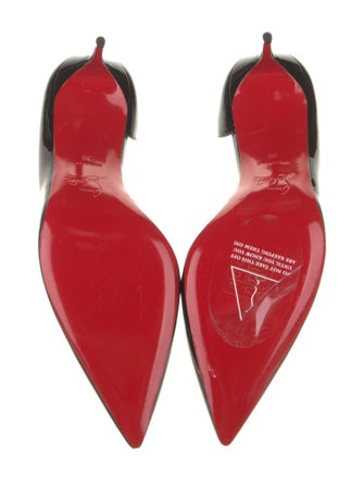 Christian Louboutin Patent Leather D'Orsay Pumps