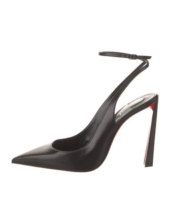 Christian Louboutin Leather Slingback Pumps