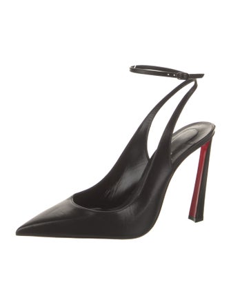 Christian Louboutin Leather Slingback Pumps