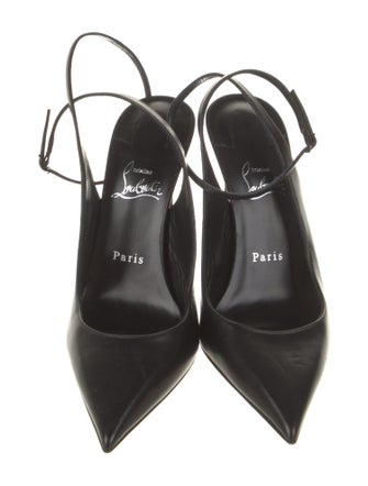 Christian Louboutin Leather Slingback Pumps