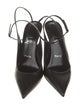 Christian Louboutin Leather Slingback Pumps