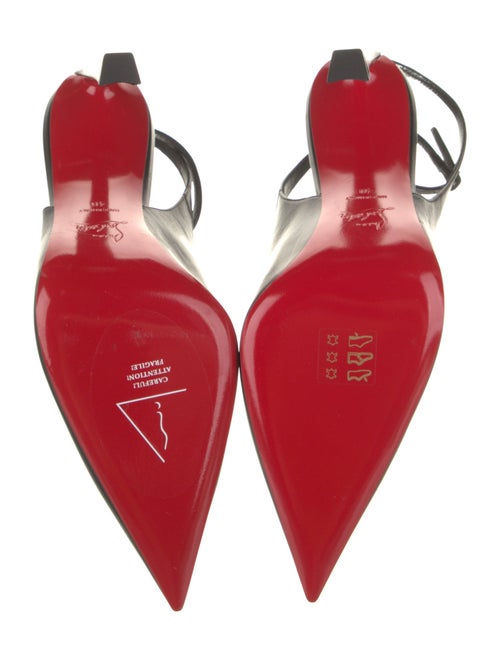 Christian Louboutin Leather Slingback Pumps