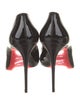 Christian Louboutin Patent Leather Scalloped Accent Pumps