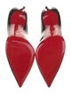 Christian Louboutin Patent Leather Scalloped Accent Pumps