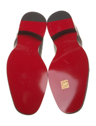 Christian Louboutin Embossed Leather Oxfords
