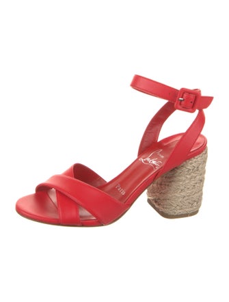 Christian Louboutin Leather Espadrilles