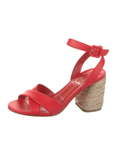 Christian Louboutin Leather Espadrilles