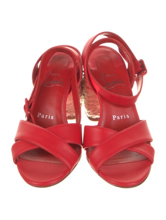 Christian Louboutin Leather Espadrilles