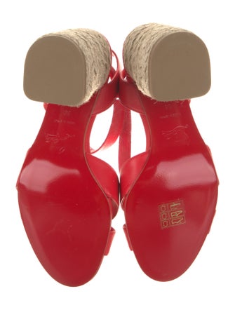 Christian Louboutin Leather Espadrilles